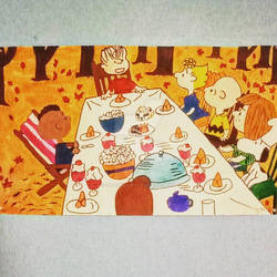 Raven's Art-old thanksgiving art
