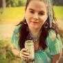 Girl in Blue - a summer like look -