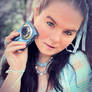 Girl in Blue - a summer like look -my old friend