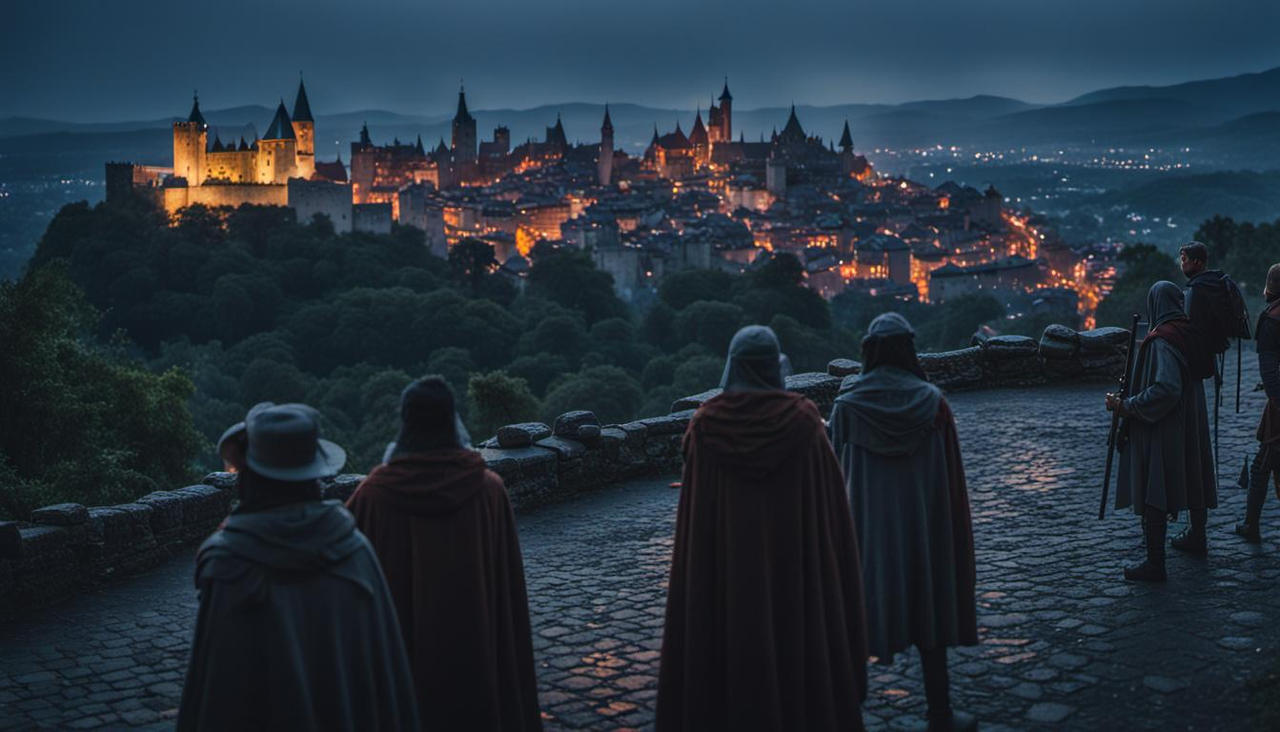 Adventurers View the City 01 by Datatude on DeviantArt