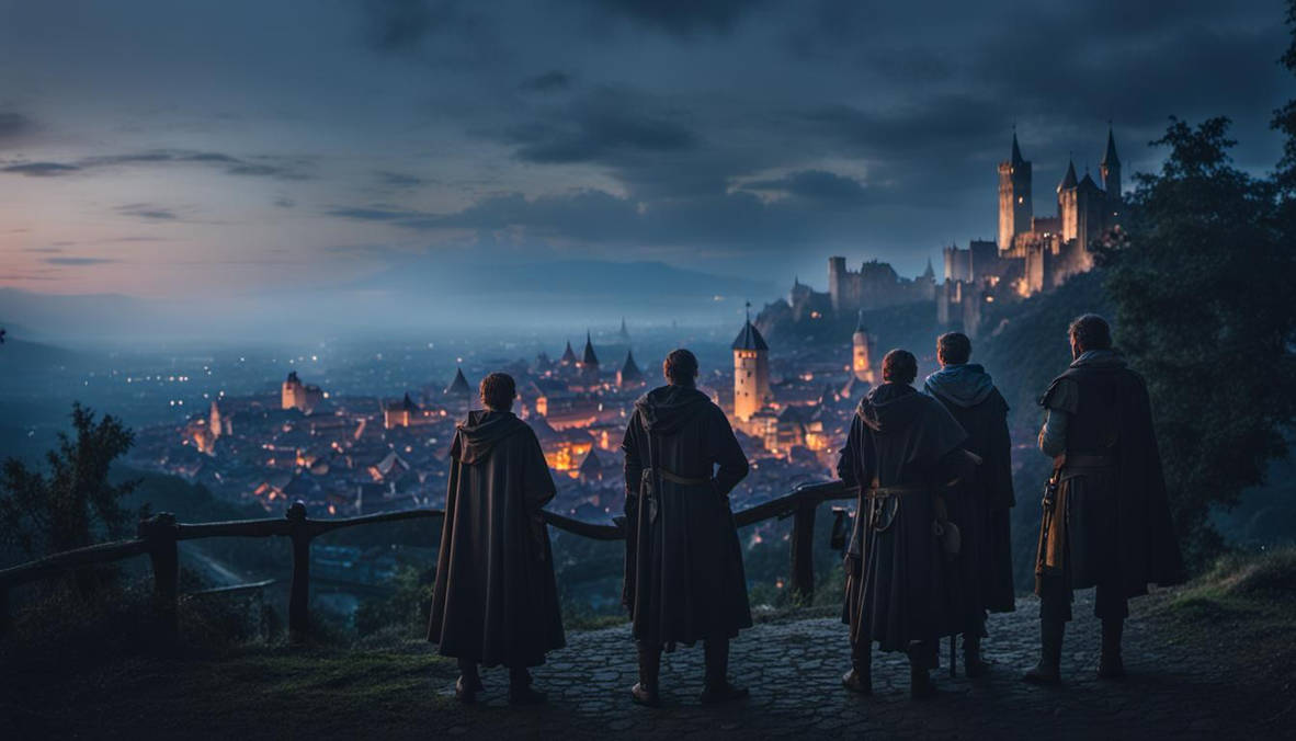 Adventurers View the City 02 by Datatude on DeviantArt