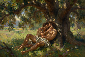 Man Under a Tree 09