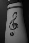 music key tattoo