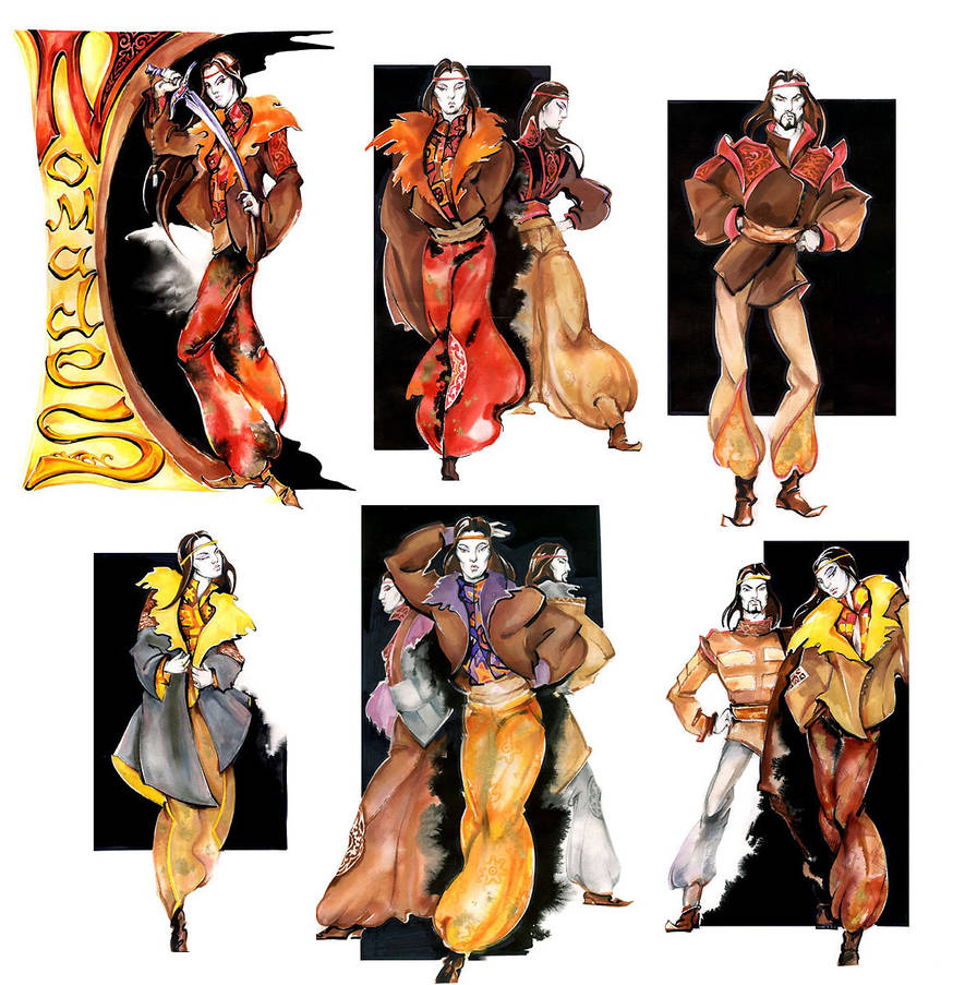 Nomades - Fashion Sketches by Callista1981