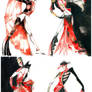 Rouge et Noir - Fashion sketch
