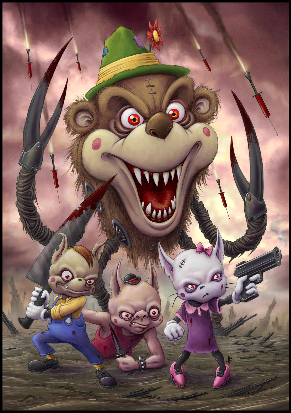 Deviantart Rabbit Rampage Rampage by jflaxman on DeviantArt