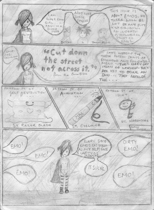 Rose Rapture Super Emo Girl pg 1 by Rose-Rapture on DeviantArt