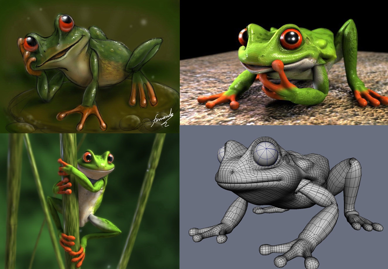 frog - design and 3d