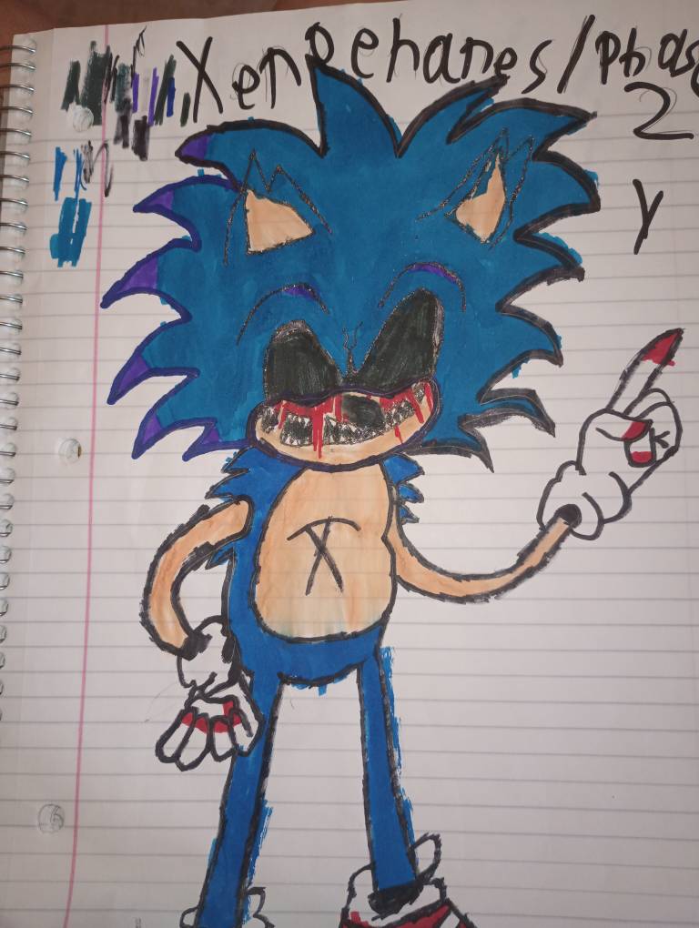 Sonic.exe [phase 2] by sonic54210 on DeviantArt