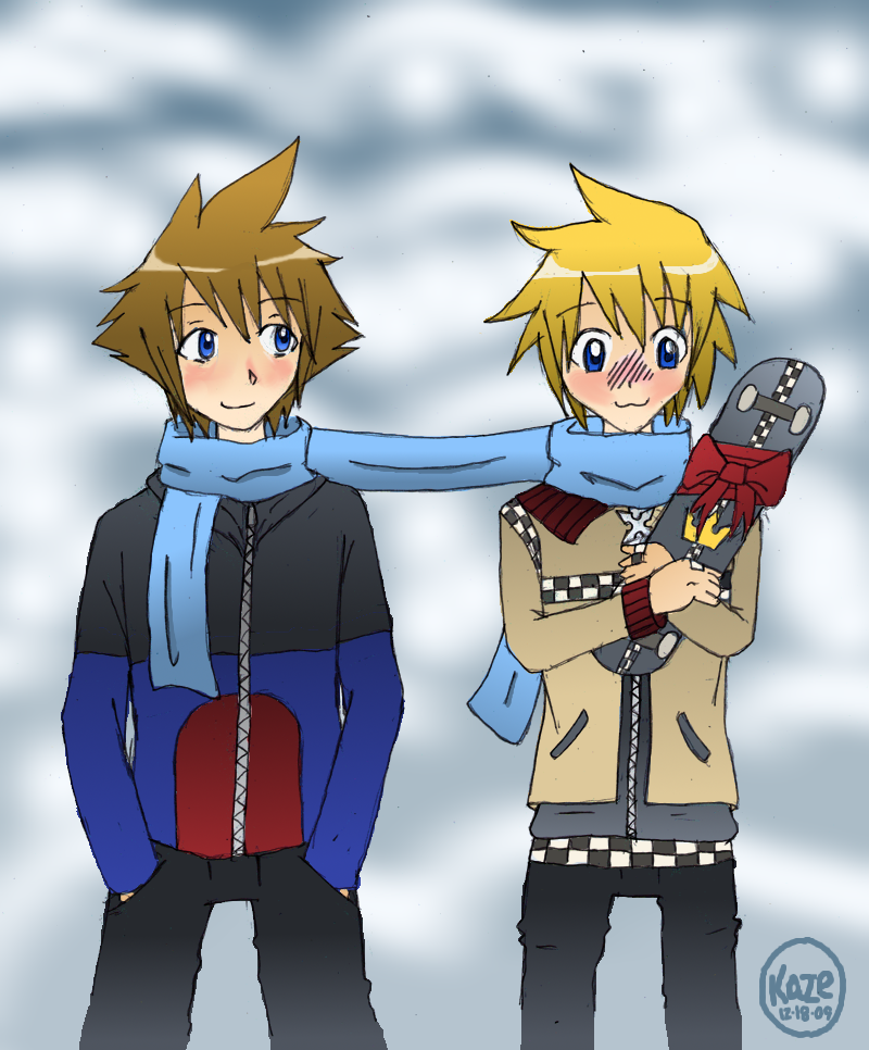 Sora and Roxas for RSR-chan