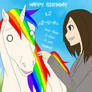 HBD Lii - Rainbow Unicorn