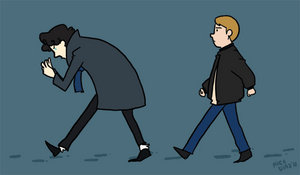 Sherlock + John investigates animation loop