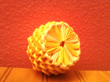 3d origami lemon