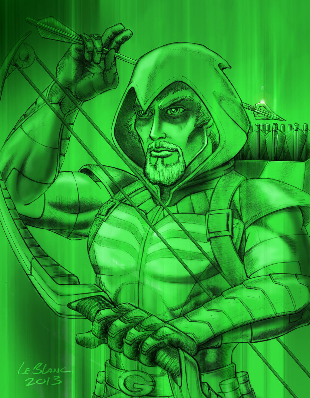 Green Arrow-color (part of Justice League artwork)