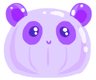 Jelly Panda (Purple)