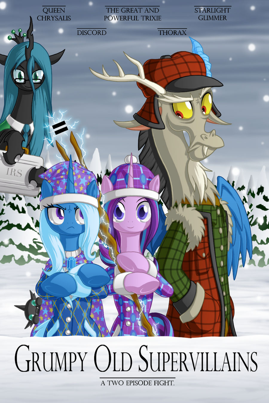 Grumpy Old Supervillains by BerryPAWNCH