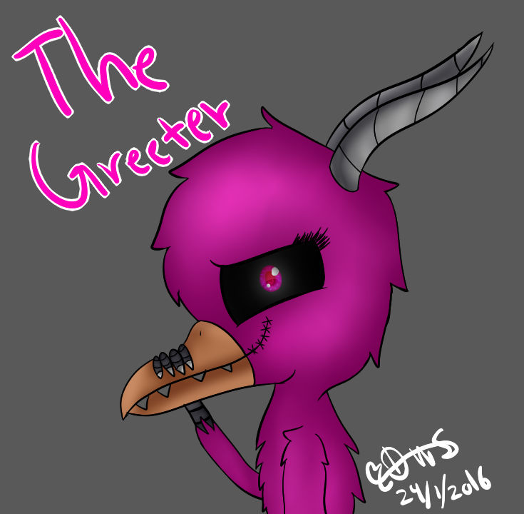 Greeter Drawing the greeter 123 SMS by DrawWithSmiles on DeviantArt