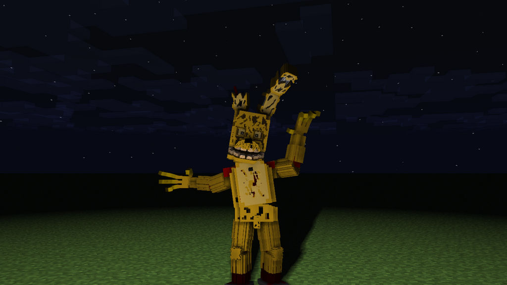 Spring Trap Mod Minecraft Springtrap by Gabiremus333 on DeviantArt
