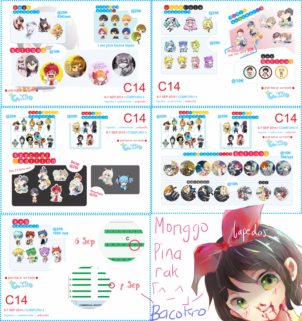 COMIFURO 4 | Catalog by lapedas on DeviantArt
