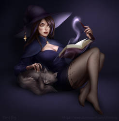 The witch behind the reading