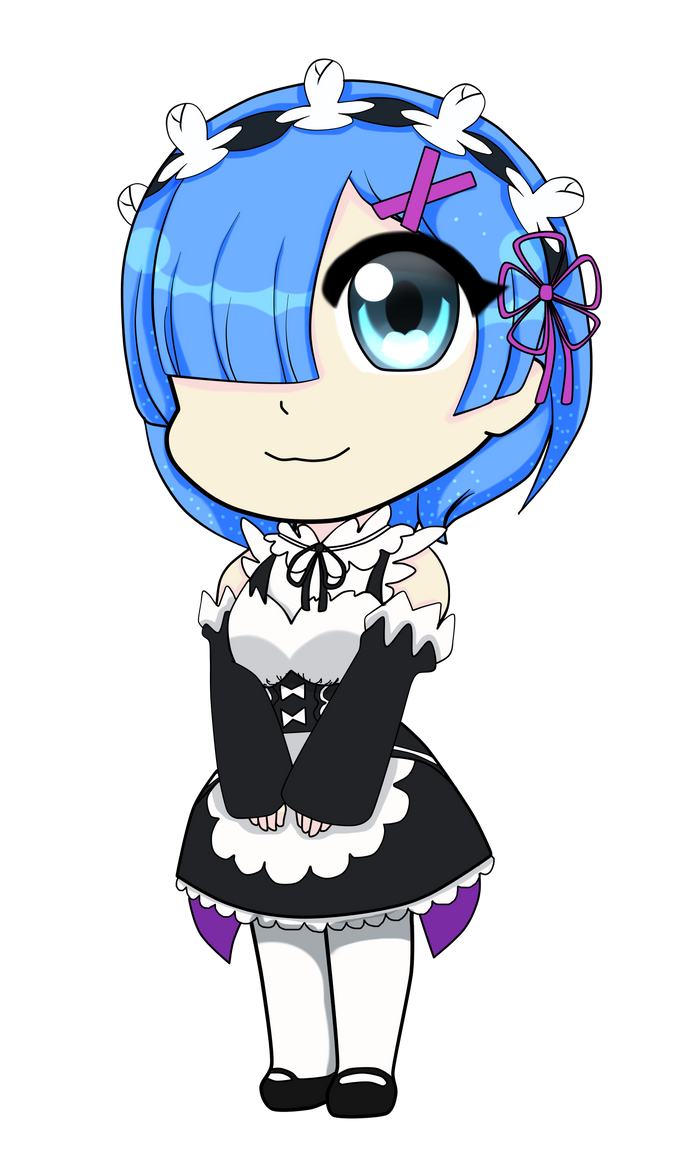 Chibi Vector Rem Chibi Rem by LixDHedgehog on DeviantArt