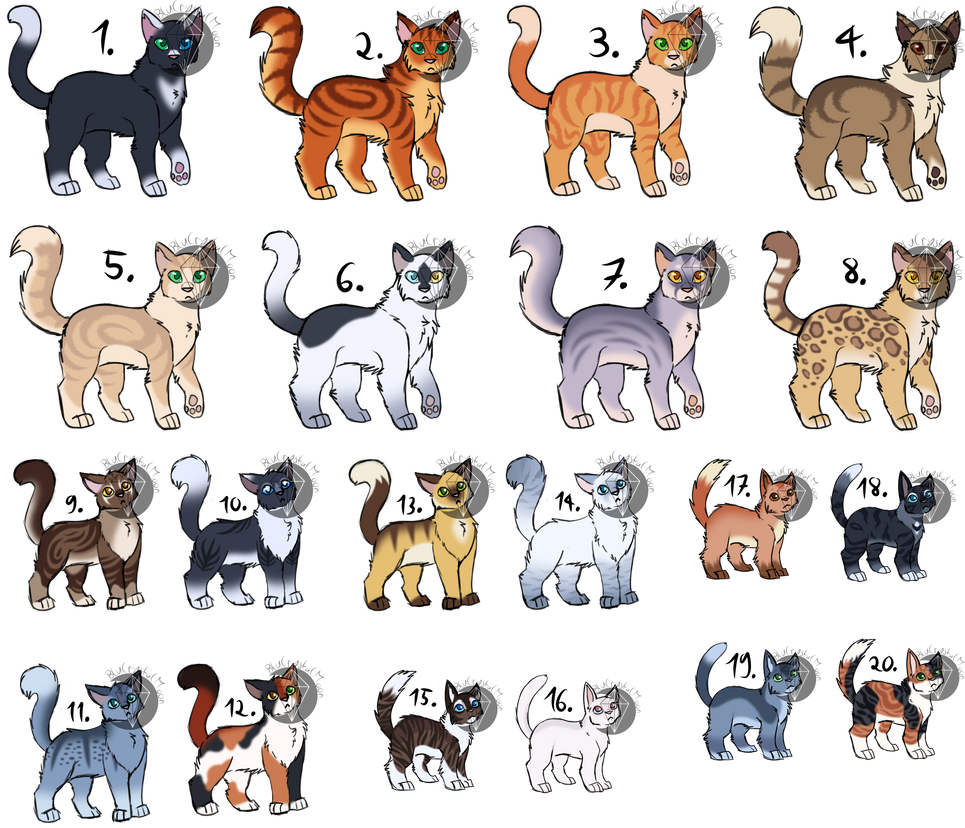 [Warrior Cats] Big Batch Auction (18/20 Open)