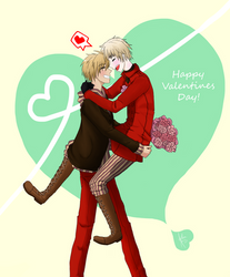 Finally Not Alone: Valentines Day USXUK by AngelandSkyler