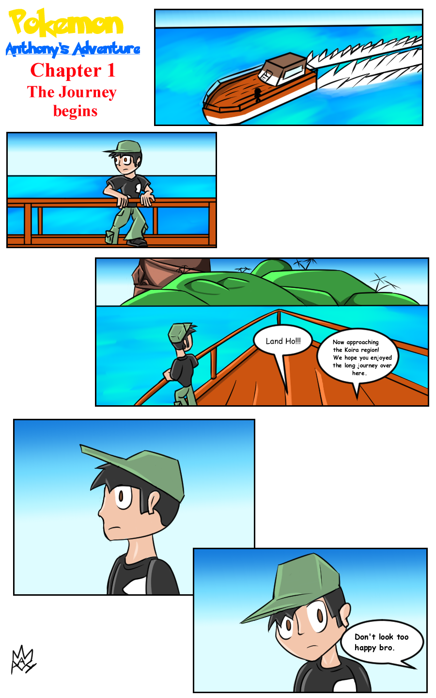 Pokemon Anthony's Adventure pg 1