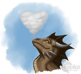 Valentine dragon