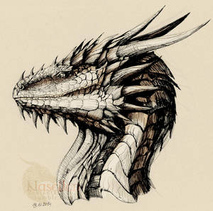 Ink Dragon Portrait