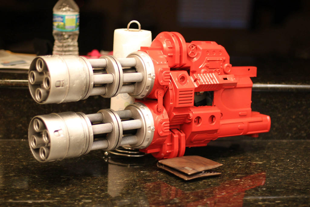 Protoman Twin Gatling Cannon