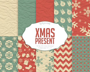 Christmas Present Digital Paper