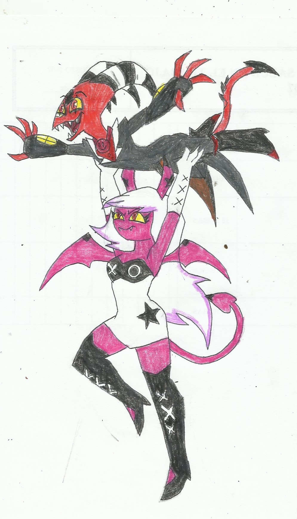 wallpapers Blitzo And Verosika blitzo x verosika love ship 4 by