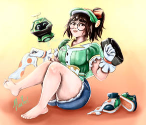 Honeydew Mei relaxing