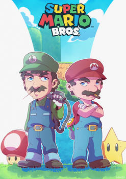 Fanart Super Mario Bros