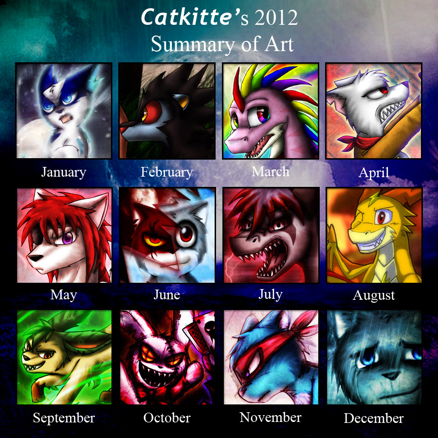 Catkitte's 2012 Art Summary