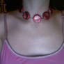 Red Bottlecap Necklace