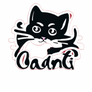 cute cat design mook up