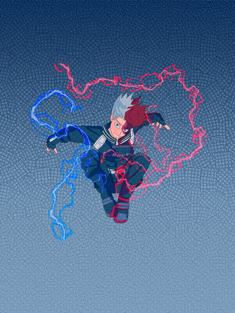 Shoto With OFA by ArtisticcWizdom on DeviantArt