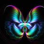 Butterfly out of the darkness
