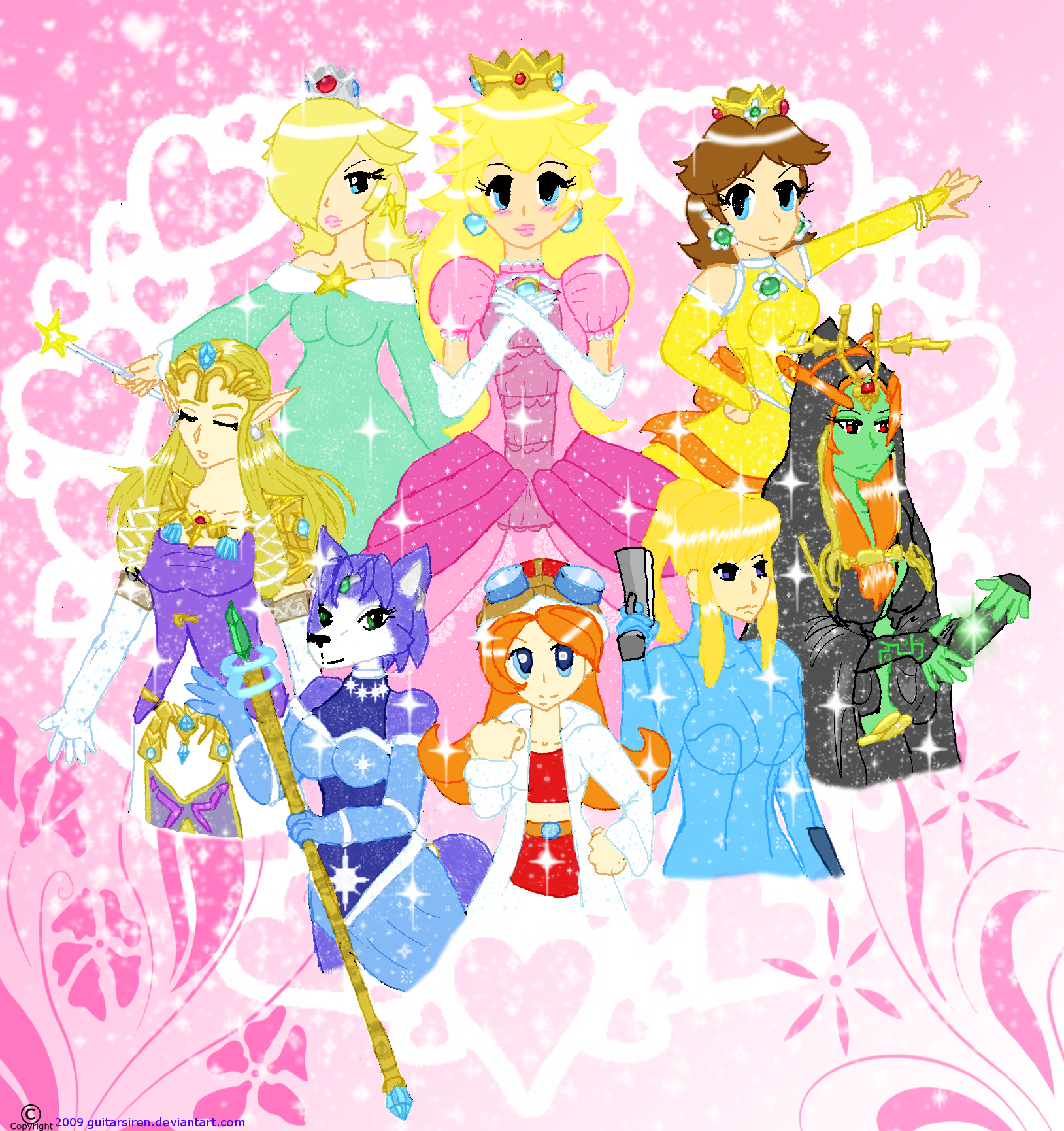 Nintendian Princesses of Heart