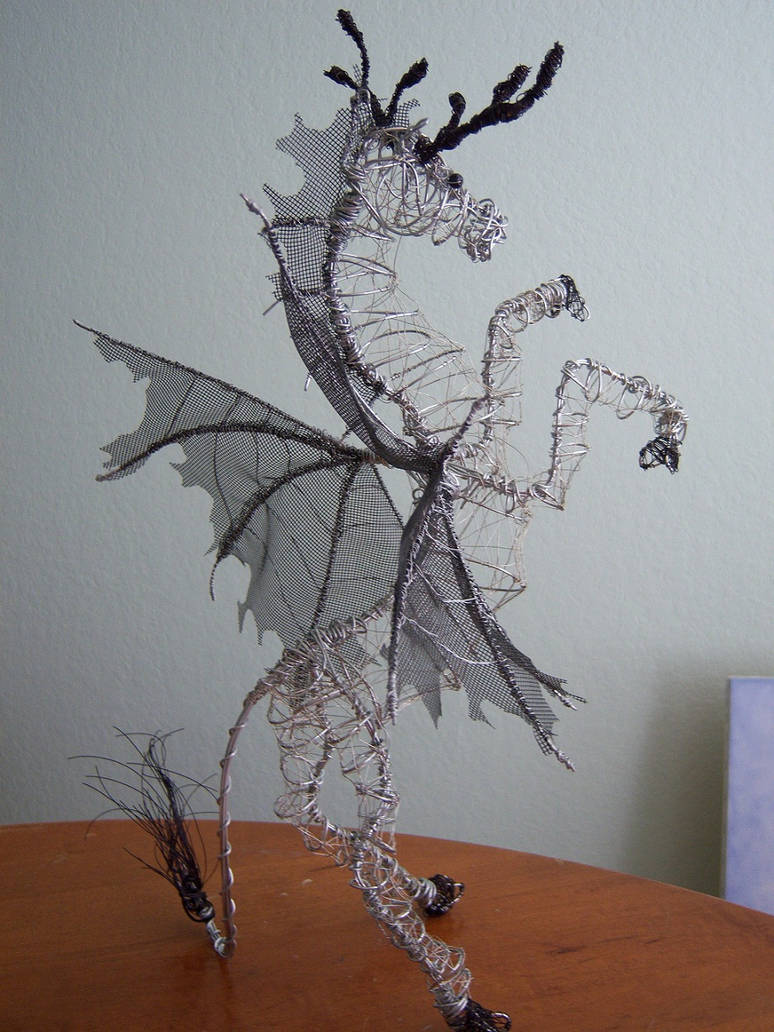 Wire Creature Sculpture by JunkoAn on DeviantArt