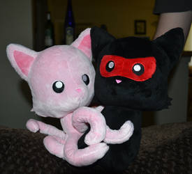 Tentacle Kitty and NinjaKitty by TentacleKitty