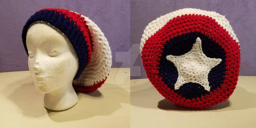 Captain America Slouchy Beanie