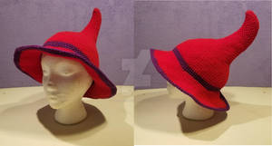 Spicy Plum Witchy Hat