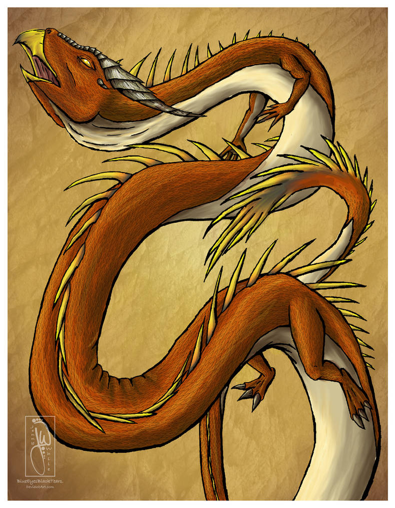 Serpent Dragon Colored