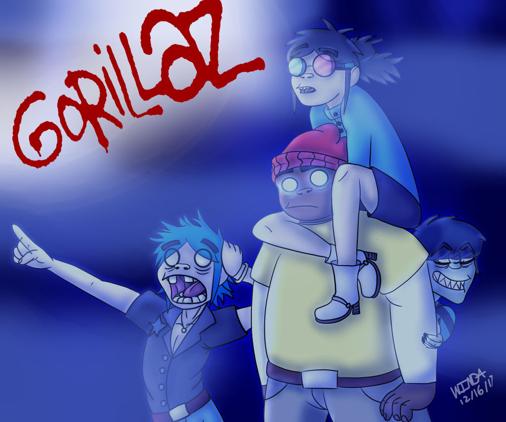 Draw The Squad Gorillaz