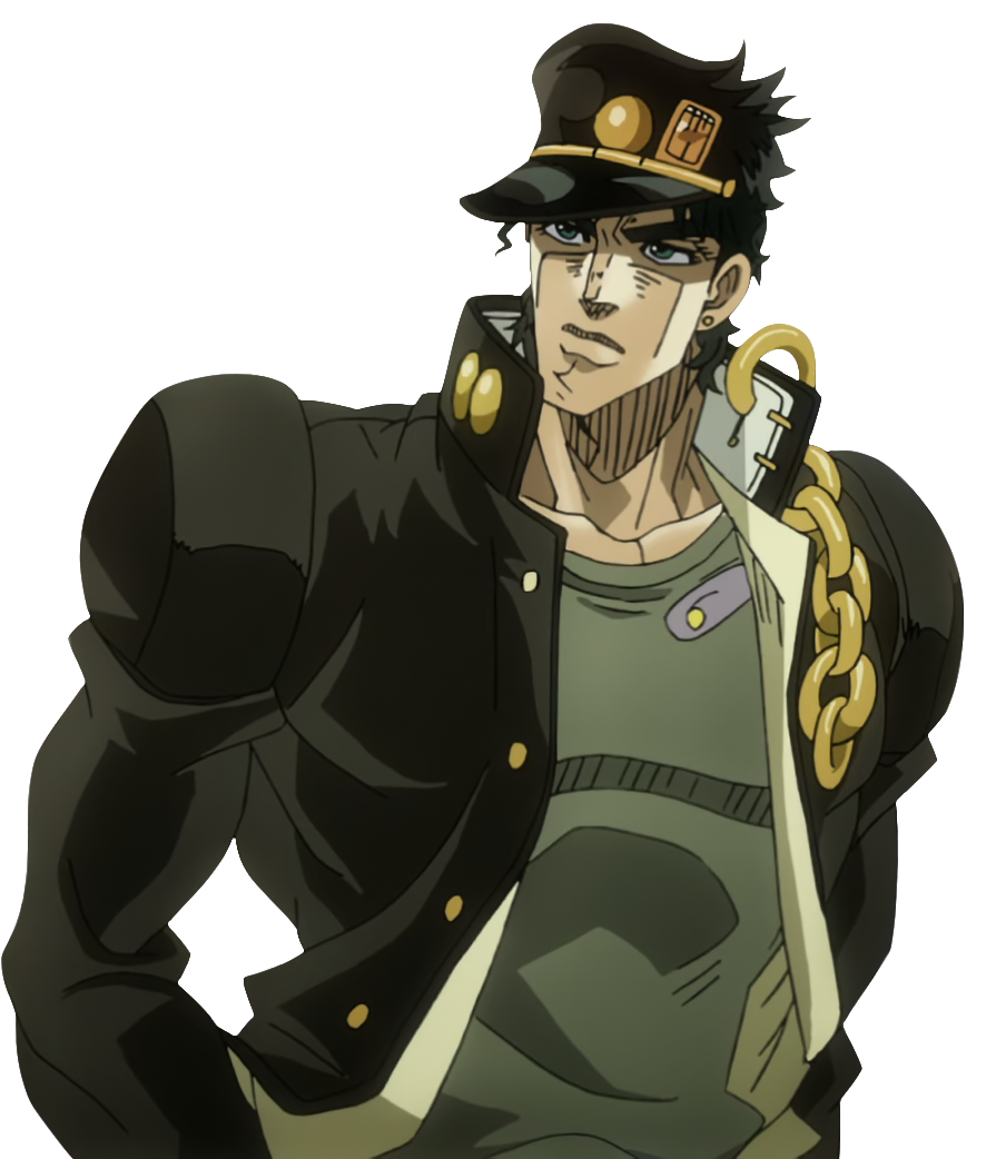 Jotaro Kujo - Jojos Bizarre Adventure Jotaro Pose PNG Transparent