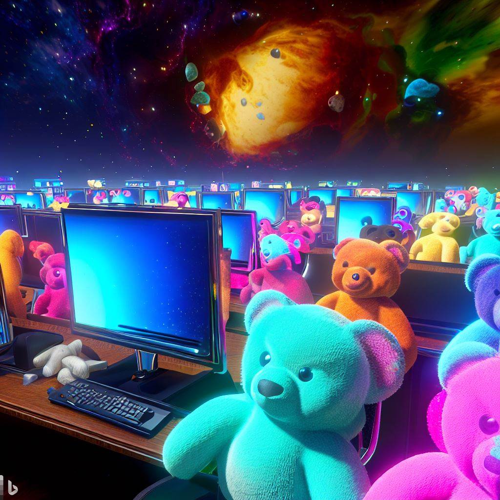 Computer Company Deviantart Teddy bears near computers by AnimeSaint369 on DeviantArt