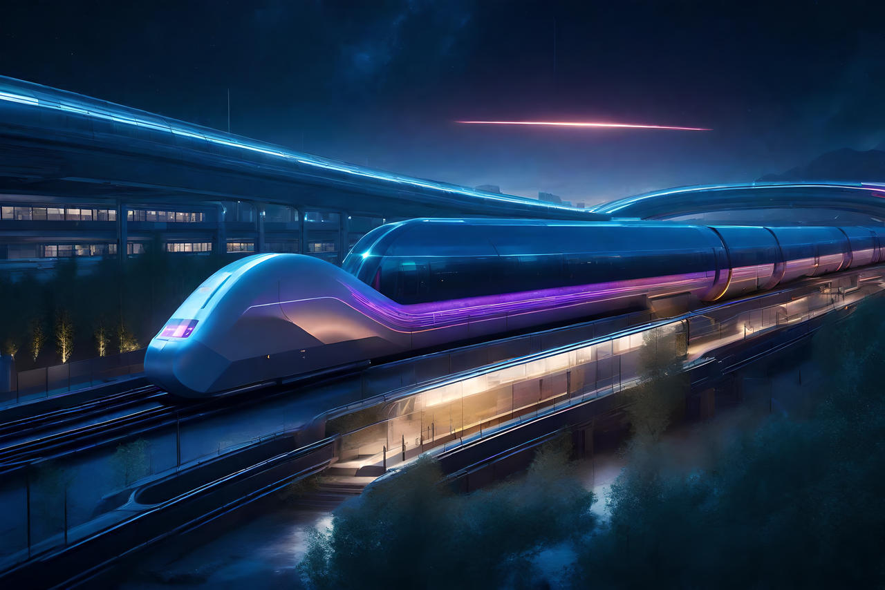 Maglev train by AnimeSaint369 on DeviantArt